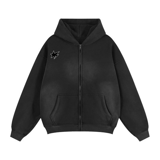 Sunfade 8 ball  Zipper  Hoodie